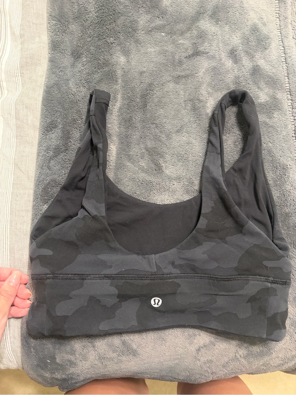 lululemon athletica Black Camo Energy Bra - Women's Sports Bra